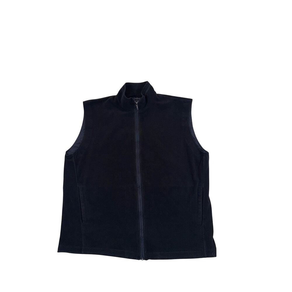 Zegna Sport Black Fleece Vest Jacket    Size: XL